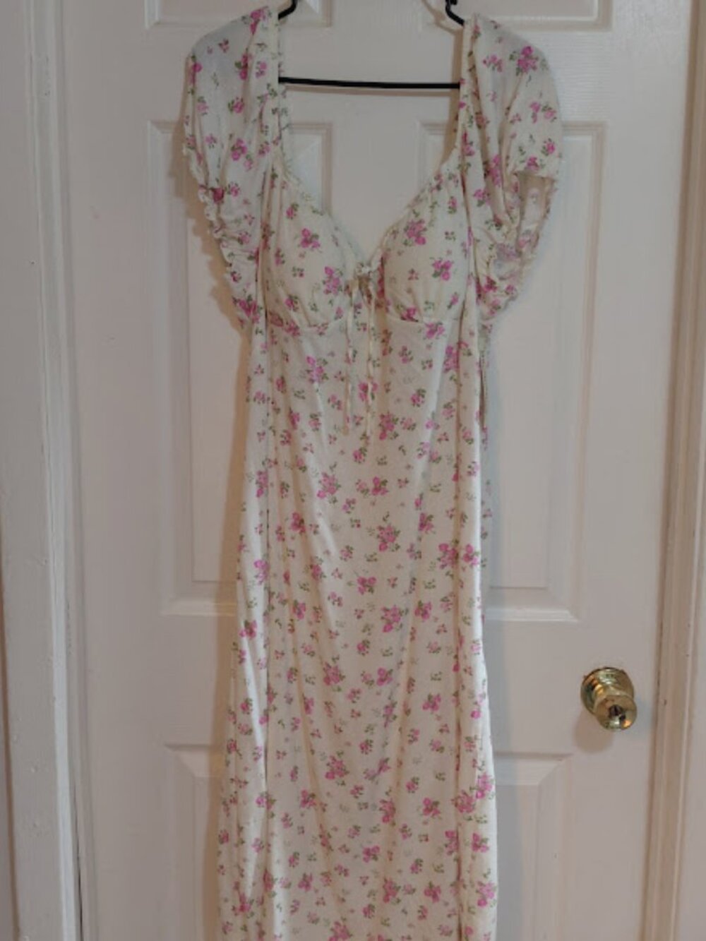 NEW No Boundaries Croquette Cottagecore Midi Floral Plus Size Peasant Dress